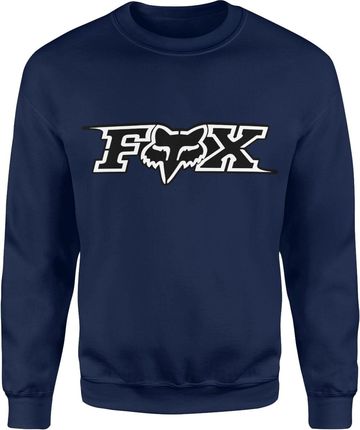 FOX Racing Męska bluza motocyklowa prezent dla motocyklisty (L, Granatowy)