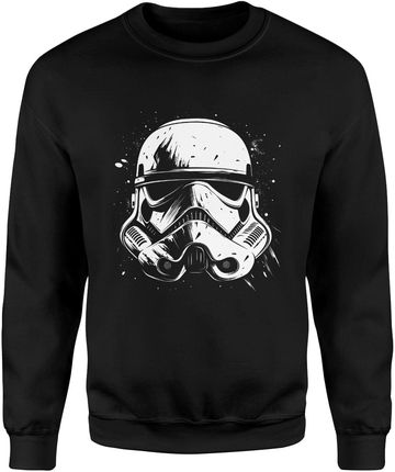 Star Wars Szturmowiec Gwiezdne Wojny Retro Męska bluza (L, Czarny)