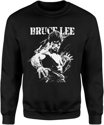 Kung fu Bruce Lee Męska bluza (S, Czarny)