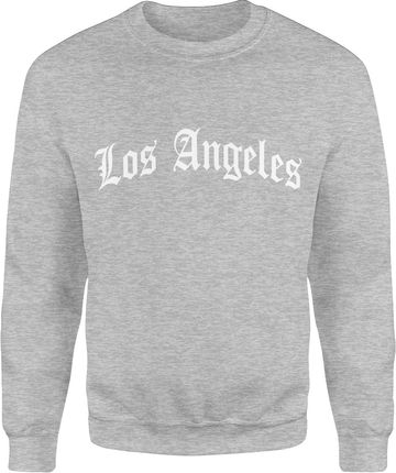 Los Angeles Męska bluza (M, Szary)