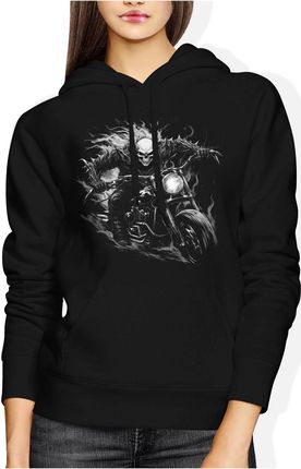 Ghost Rider Motocyklowa Damska bluza z kapturem (XXL, Czarny)