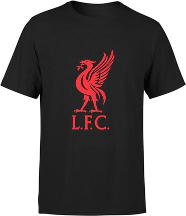 Liverpool Męska koszulka prezent dla sportowca piłkarza fana piłki nożnej (L, Czarny)