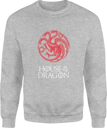 House of dragon Ród smoka Męska bluza (L, Szary)