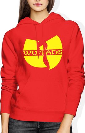 Wu-Tang Clan Damska bluza z kapturem (L, Czerwony)