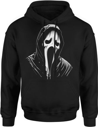 Ghostface Krzyk Męska bluza z kapturem (XL, Czarny)