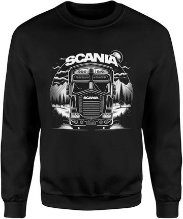 Scania kierowca tira Męska bluza (XL, Czarny)