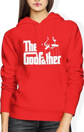 Godfather Ojciec Chrzestny Damska bluza z kapturem (L, Czerwony)