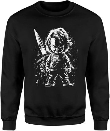 Laleczka Chucky Męska bluza (XL, Czarny)