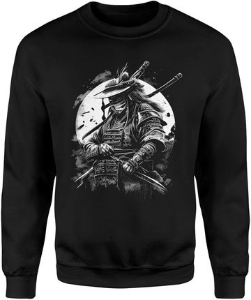 Samurai Samuraj Mortal Kombat Męska bluza (XL, Czarny)