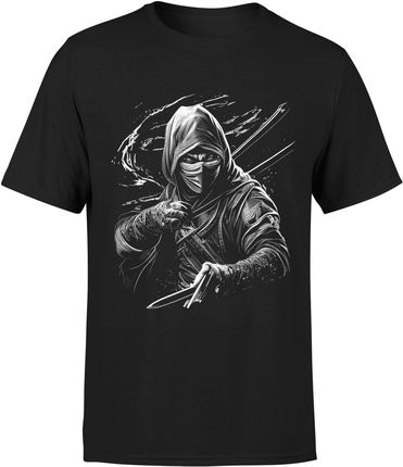 Ninja Mortal Kombat Męska koszulka (XL, Czarny)