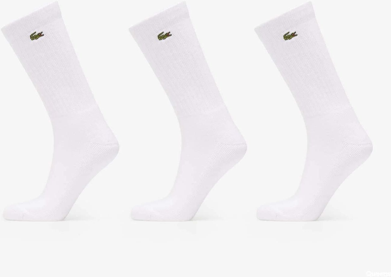LACOSTE Socks 3Pack White Ceny i opinie Ceneo.pl