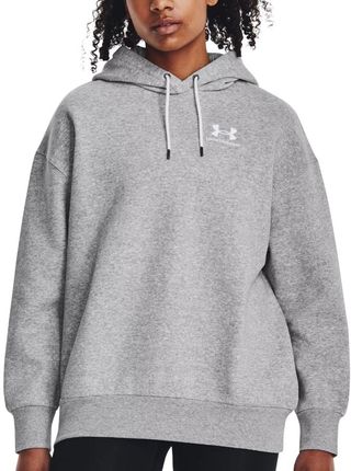 Bluza z kapturem Under Armour Essential Flc OS Hoodie-GRY 1379495-012 Rozmiar M