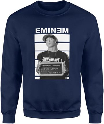 Eminem Slim Shady Męska bluza (L, Granatowy)