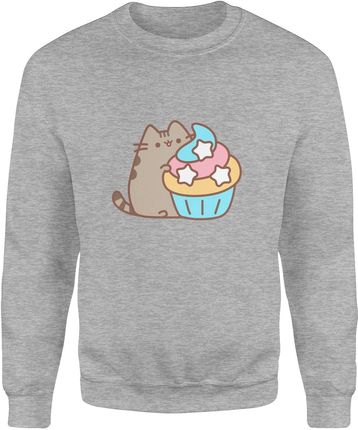 Pusheen Kot Męska bluza (M, Szary)