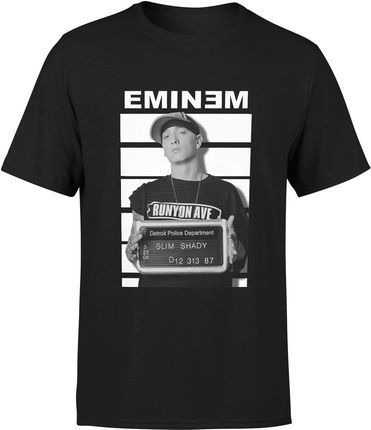Eminem Slim Shady Męska koszulka (S, Czarny)