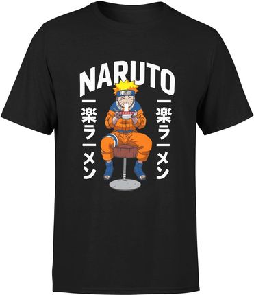 Naruto Uzumaki Męska koszulka (M, Czarny)