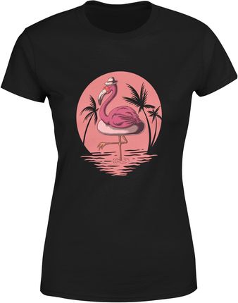 Flaming Damska koszulka (L, Czarny)
