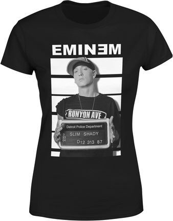 Eminem Slim Shady Damska koszulka (S, Czarny)