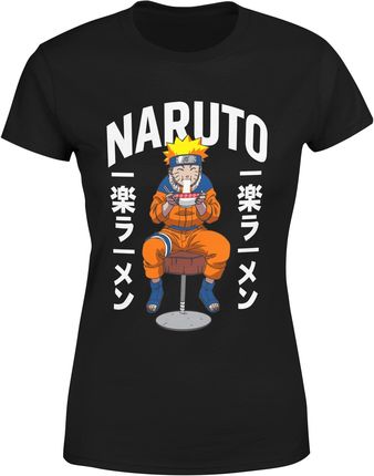 Naruto Uzumaki Damska koszulka (L, Czarny)