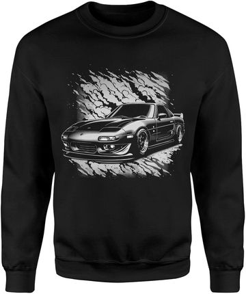 Mazda RX7 szybcy i wściekli Męska bluza (M, Czarny)