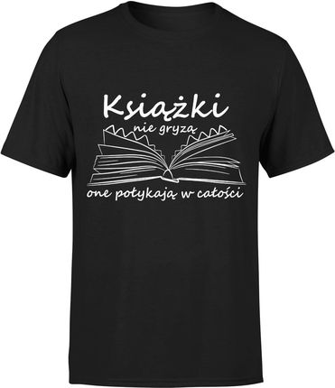 Prezent dla mola książkowego Książka Męska koszulka (3XL, Czarny)