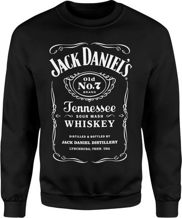 Jack Daniels Męska bluza (L, Czarny)
