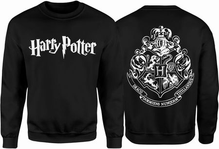 Harry Potter Męska bluza prezent dla fana harrego pottera (S, Czarny)