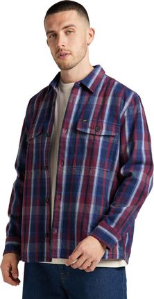 LEE LOOSE OVERSHIRT VELVET BEET L67QDQ74