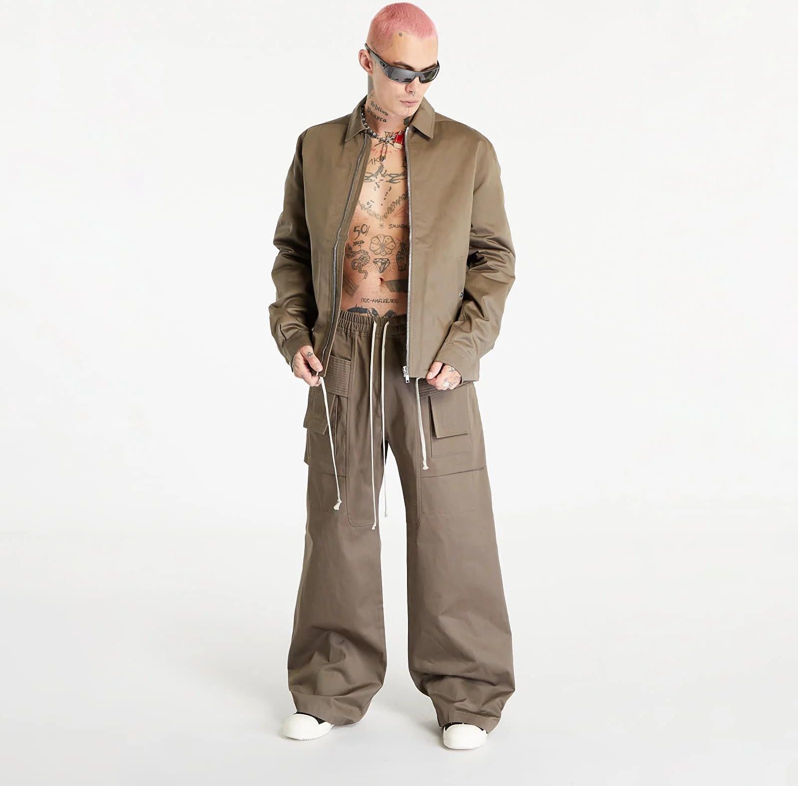 【Rick Owens】CREATCH CARGO DRAWSTRING Rick Owens Creatch Cargo Drawstring Pants Dust - Ceny i