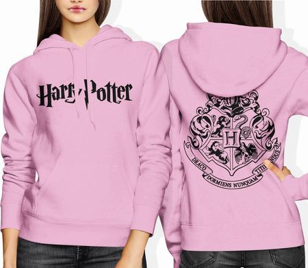 Harry Potter Damska bluza z kapturem (M, Różowy)