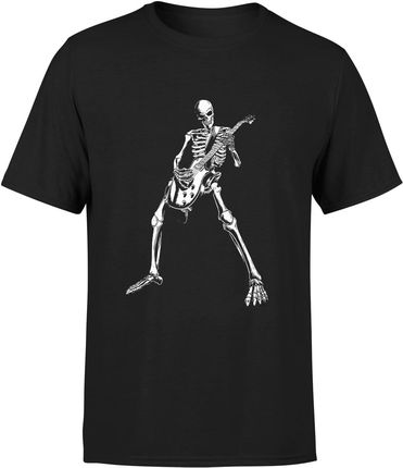 Gitara Hard Rock muzyczna Męska koszulka z gitarą prezent dla muzyka gitarzysty (XXL, Czarny)