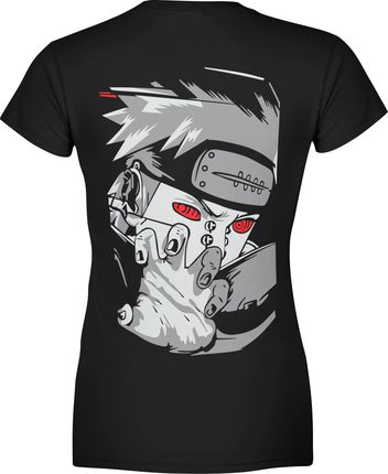 Naruto Damska koszulka ninja (XXL, Czarny)