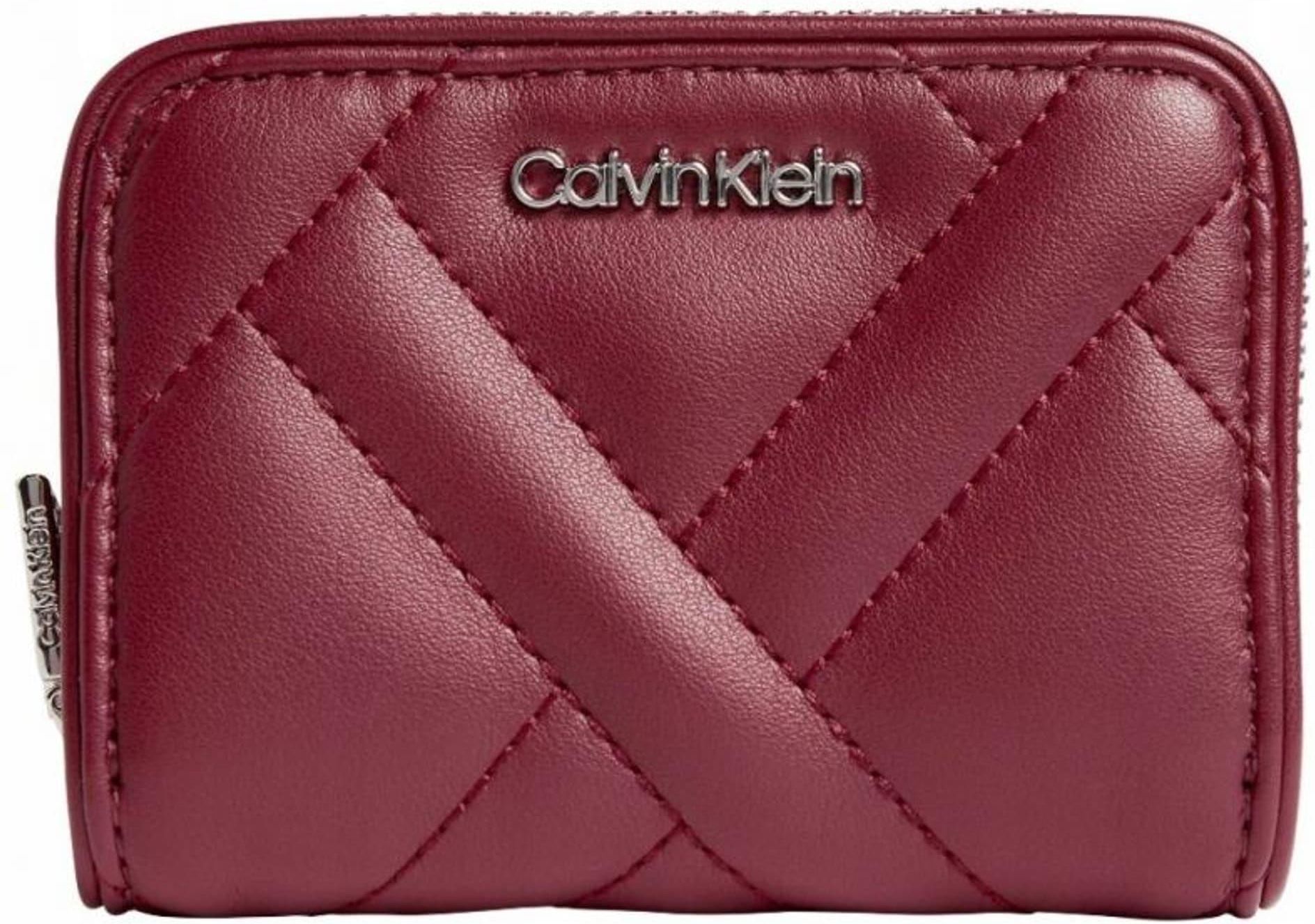 Portfel Calvin Klein Quilt (kolor Czerwony) Ceny i opinie Ceneo.pl
