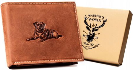 Duży, skórzany portfel męski — Always Wild