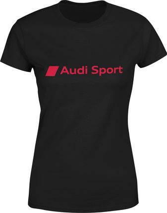 Audi sport Damska koszulka (XXL, Czarny)