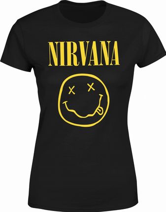 Nirvana Damska koszulka (XXL, Czarny)