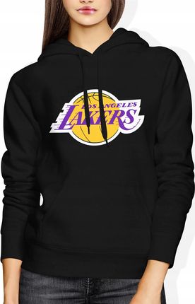 Los Angeles Lakers LA Damska bluza z kapturem (S, Czarny)
