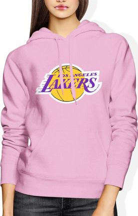 Los Angeles Lakers LA Damska bluza z kapturem (S, Różowy)