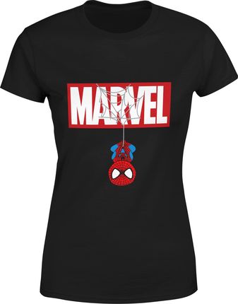 Spider man marvel Damska koszulka (XXL, Czarny)