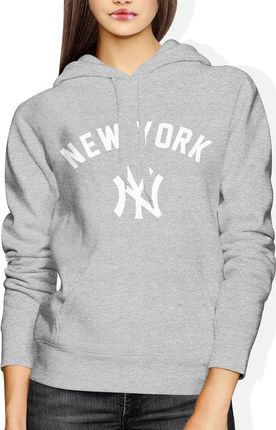 New Yorker Damska bluza z kapturem (L, Szary)