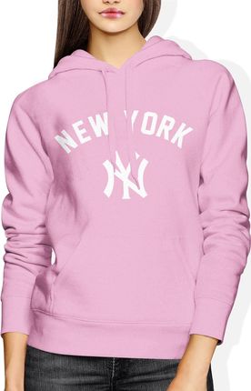 New Yorker Damska bluza z kapturem (L, Różowy)