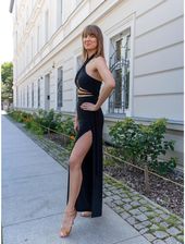 Zdjęcie Spodnie do tańca damskie Nimfinity Wear Alalia z rozcięciem  - Gliwice