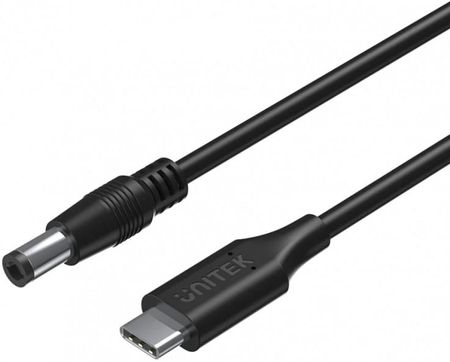 Kabel zasilający do laptopów Unitek, 65W USB-C - DC5,5mm (C14116BK-1.8M)