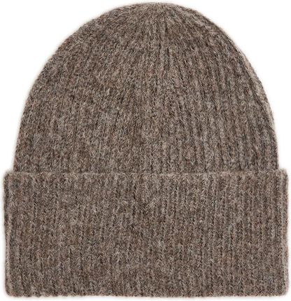 Cropp - Zimowa czapka beanie z domieszką wełny - Brązowy