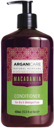 Arganicare Macadamia Conditioner Odżywka Z Olejem Macadamia 400 ml