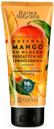 Barwa Naturalna Odżywka Do Włosów Puszących Się I Zniszczonych Mango 300 ml