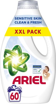 Ariel Płyn do prania, 60 prań, Sensitive Skin Clean & Fresh