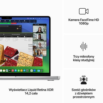 Laptop Apple MacBook Pro 14/M3/8GB/1TB/MacOS (MTL83ZEA