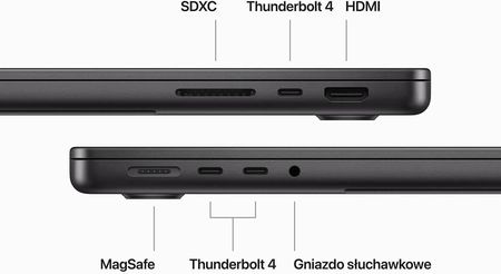 Laptop Apple MacBook Pro 14/M3 Max/36GB/1TB/MacOS (MRX53ZEA