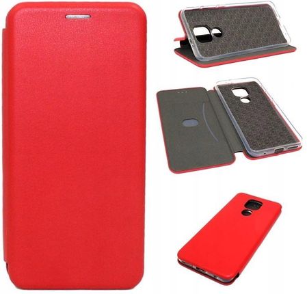 Gsm Hurt Etui Case Do Motorola Moto G9 G9 Play E7 Plus Book Elegance Czerwone